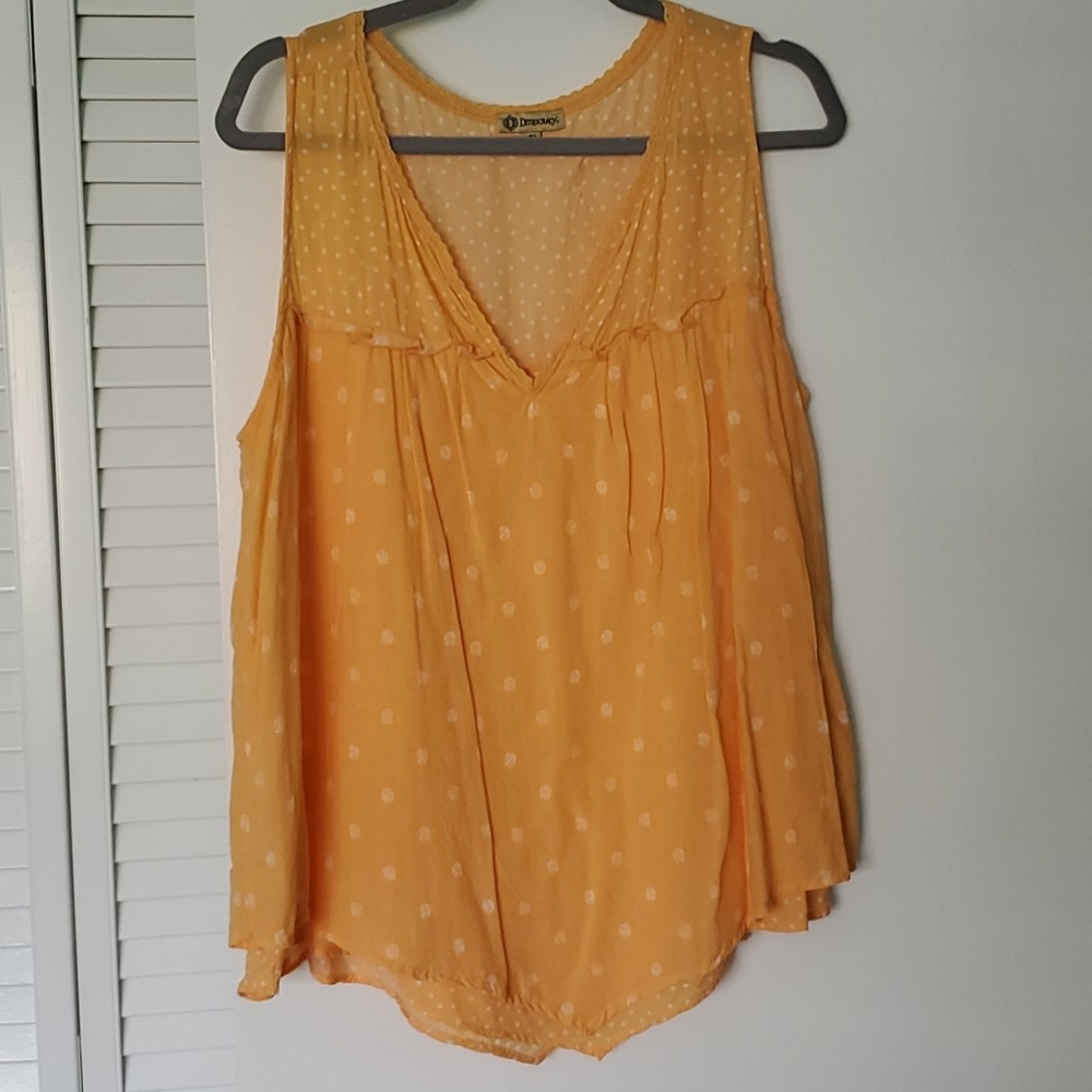 Democracy sleeveless top